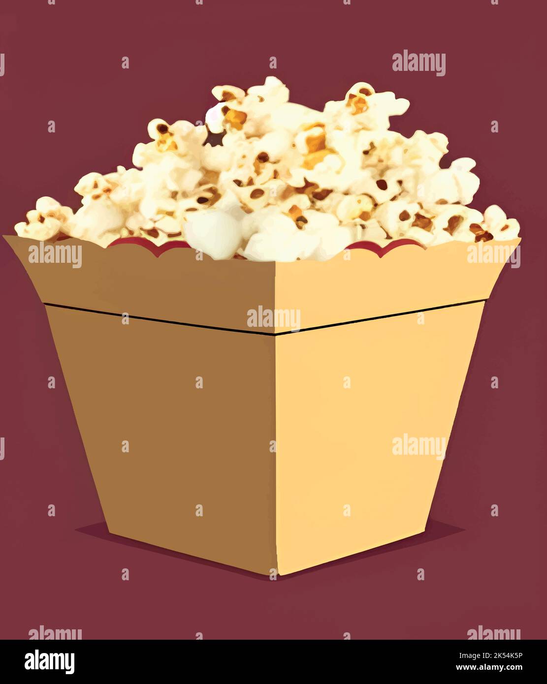 Popcorn box mockup hires stock photography and images Alamy