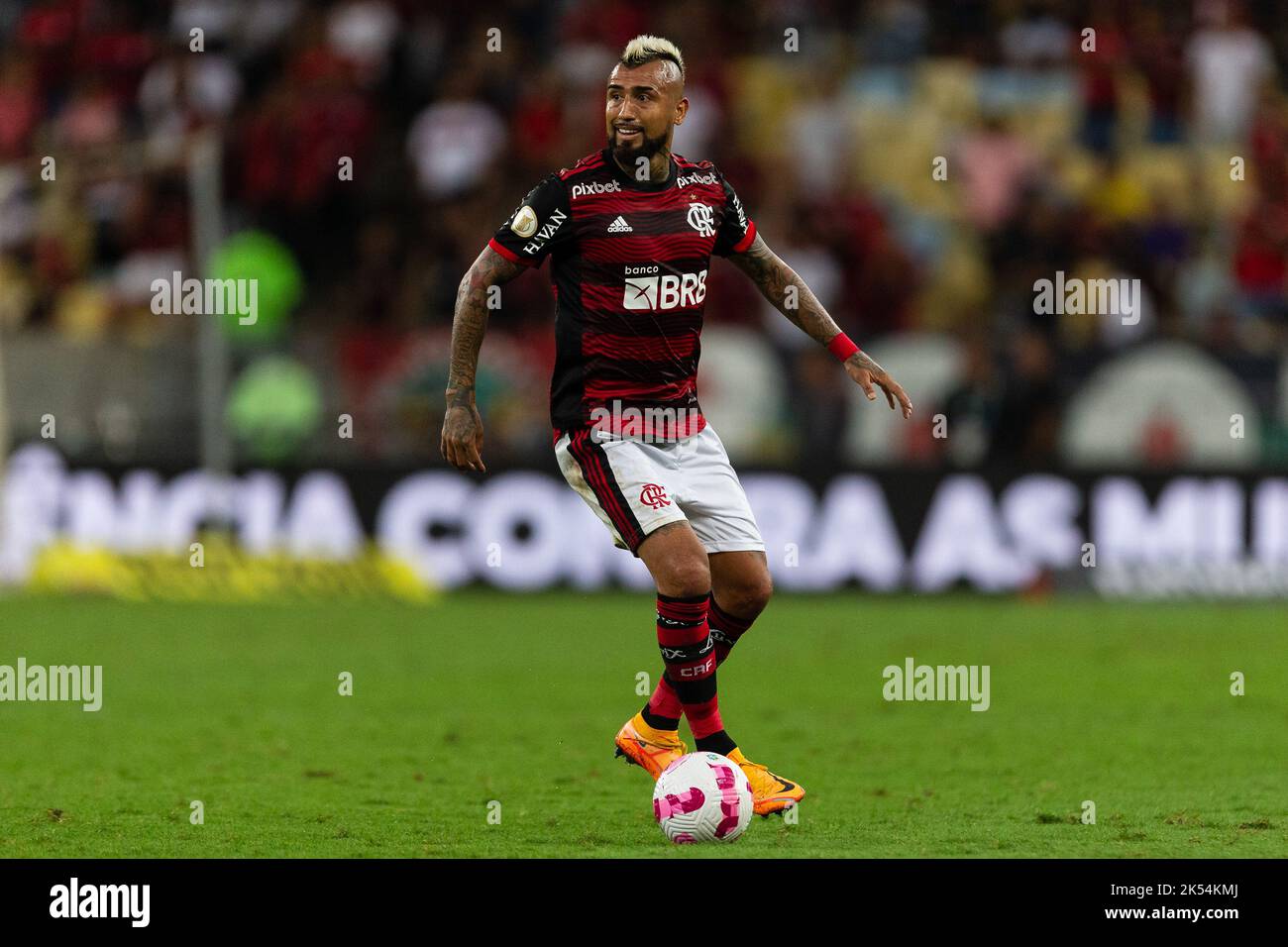 Rio de Janeiro, Brazil. June 08, 2022, Ademir of Atletico-MG during the  match between Fluminense and Atletico-MG as part of Brasileirao Serie A  2022 at Maracana Stadium on June 08, 2022 in