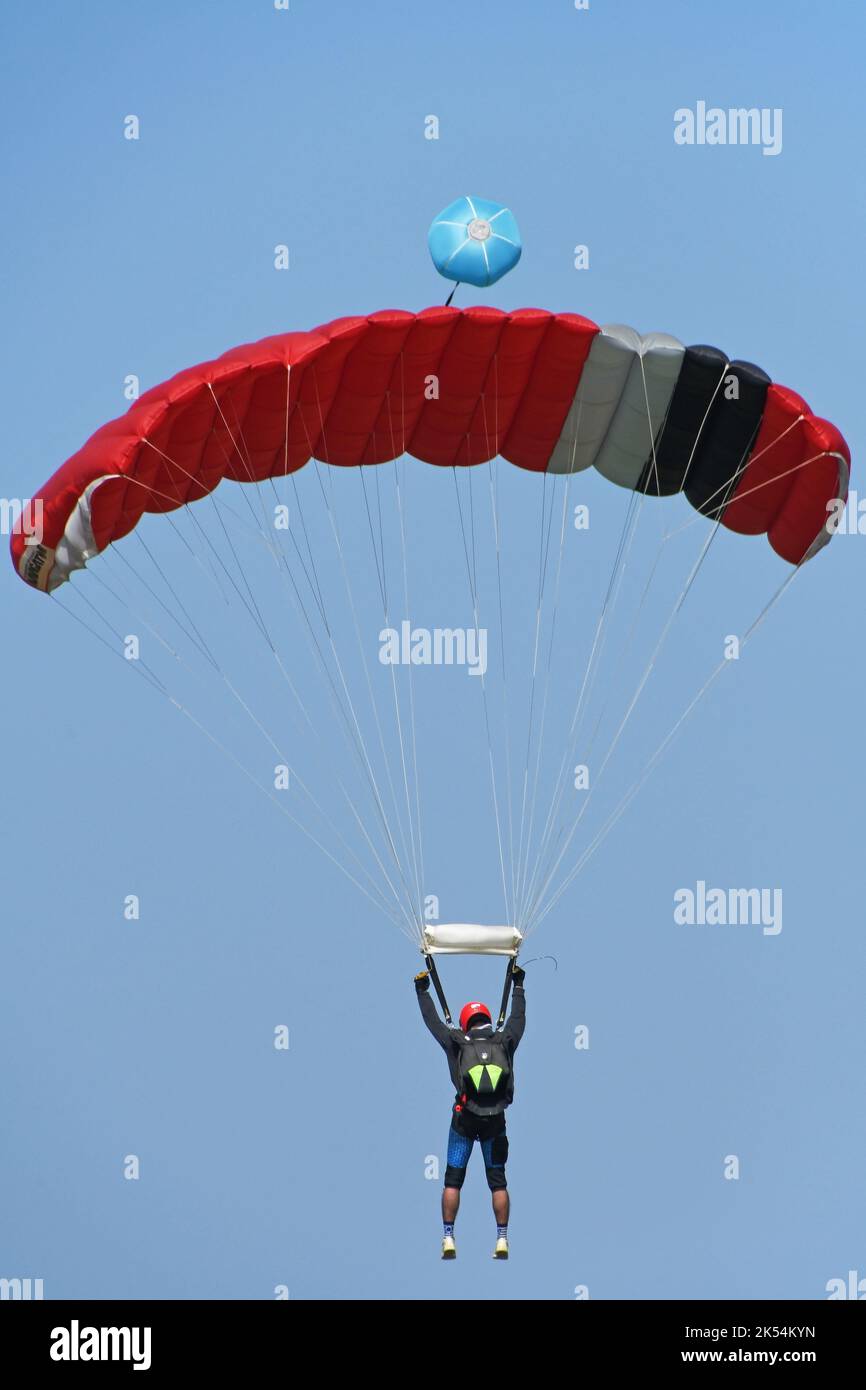 Skydiving Tandem Stock Photo