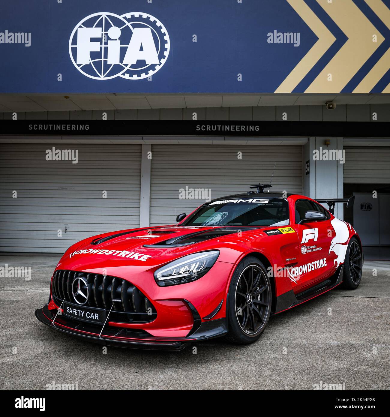 Suzuka, Japan, 06/10/2022, The FIA Mercedes AMG Safety Car during the