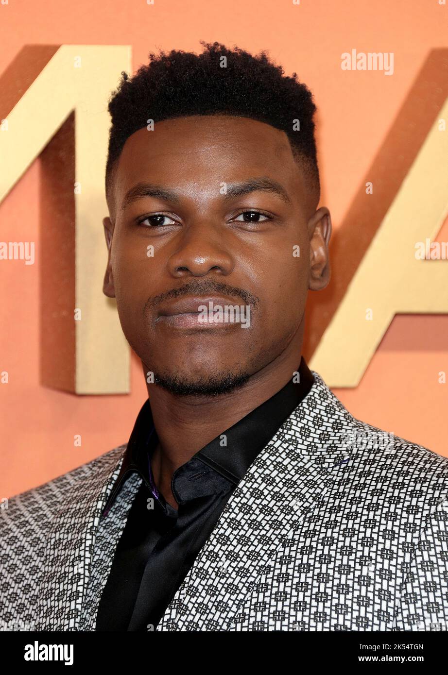 Oct 03, 2022 London, England, UK John Boyega attending The Woman