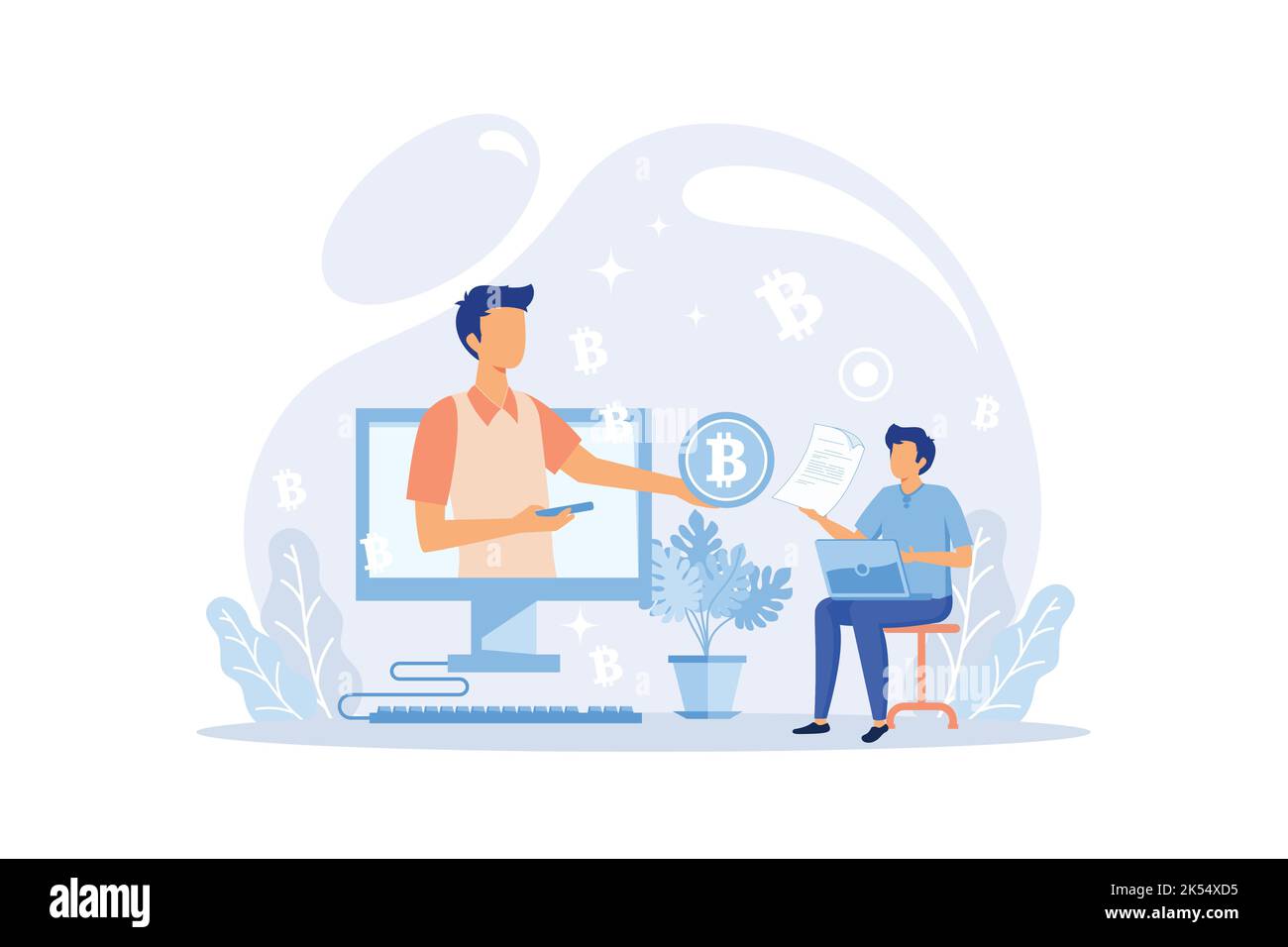 Bit connect Stock Vector Images - Alamy