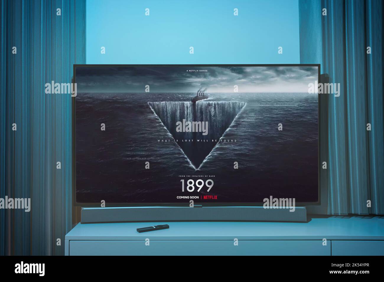 Kaunas, Lithuania - 5 October 2022: Popular TV serial on Netflix - 1899