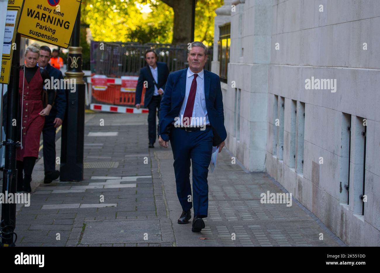 London, England, UK. 6th Oct, 2022. Labour Party leader KEIR STARMER is
