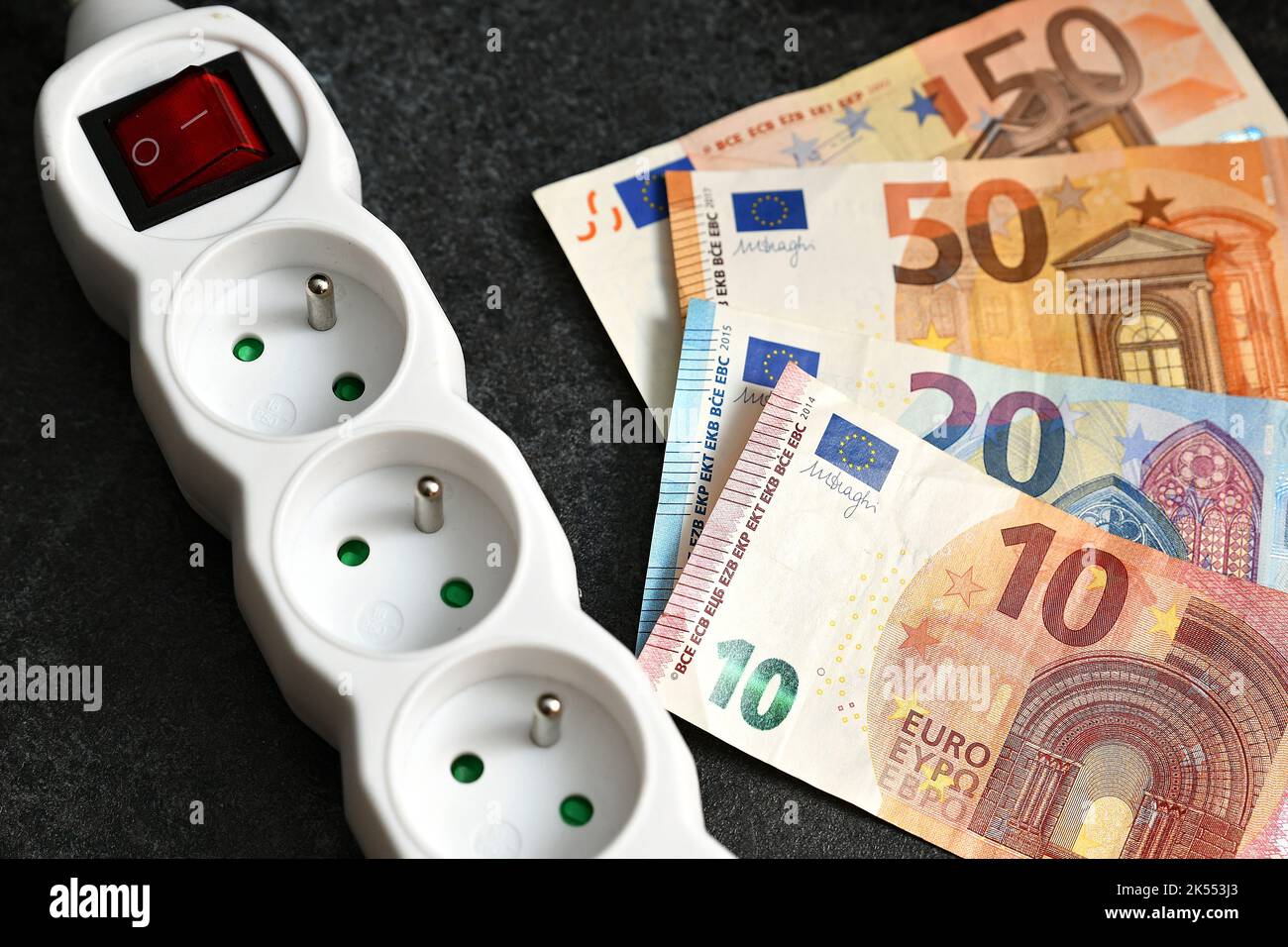 Prices of energy - electricity and gas - for households and businesses may rise up in the autumn at the latest (non-fixed prices of products), accordi Stock Photo