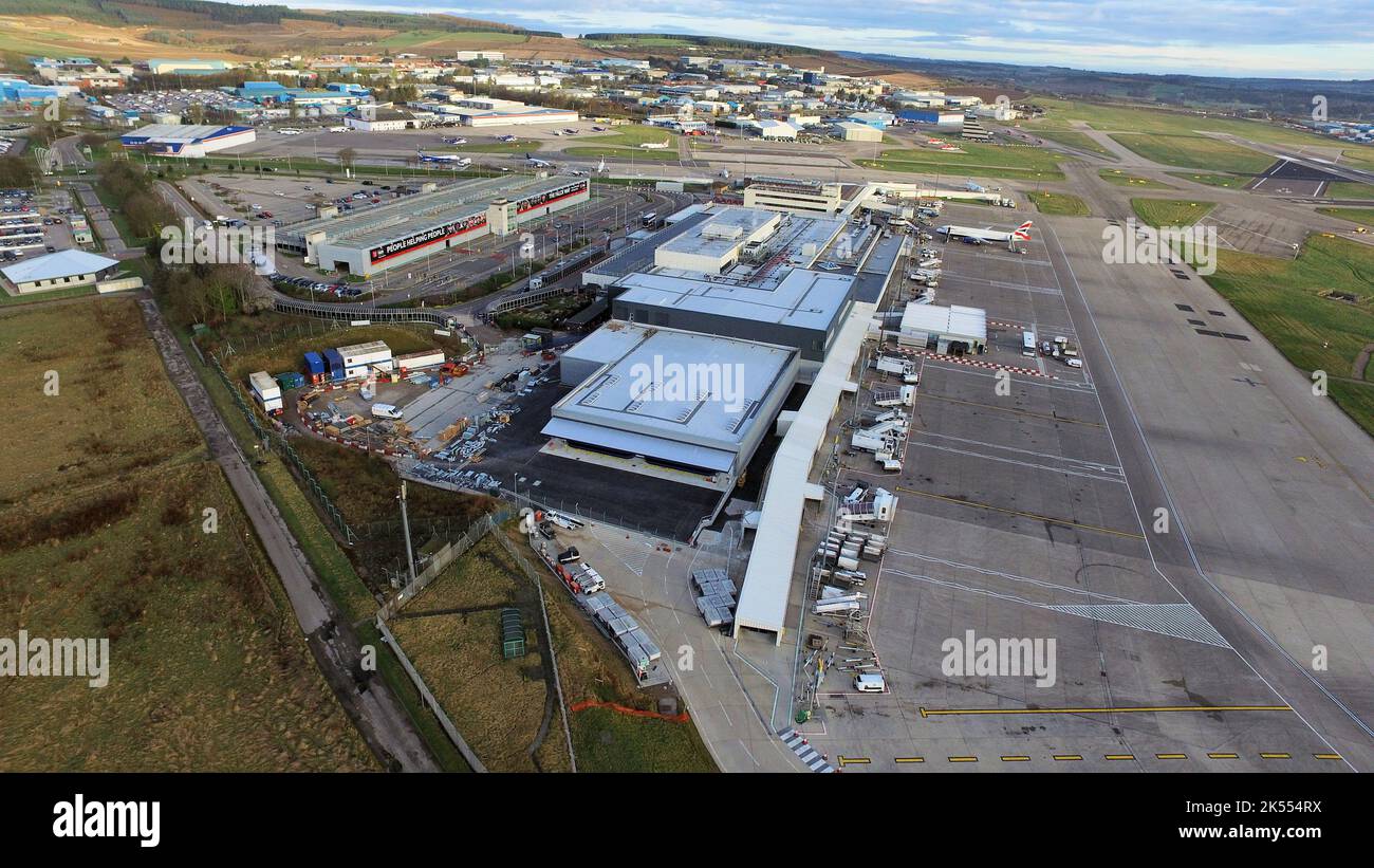 Aberdeen International Airport Stock Photo