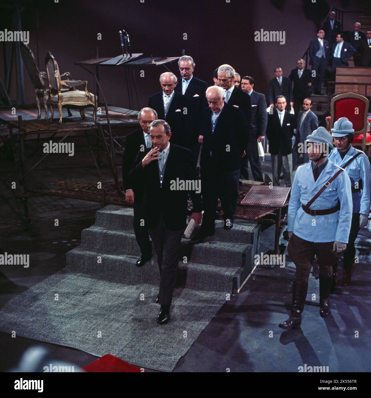 Der Belagerungszustand, Fernsehfilm nach dem Roman und Bühnenstück von Albert Camus, Deutschland 1963, Regie: Fritz Umgelter, Szenenfoto Stock Photo