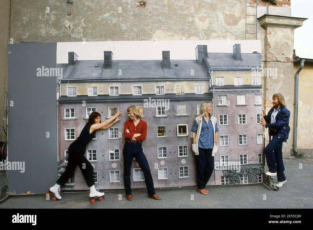 Abba in Stockholm Sweden 1979 Stock Photo
