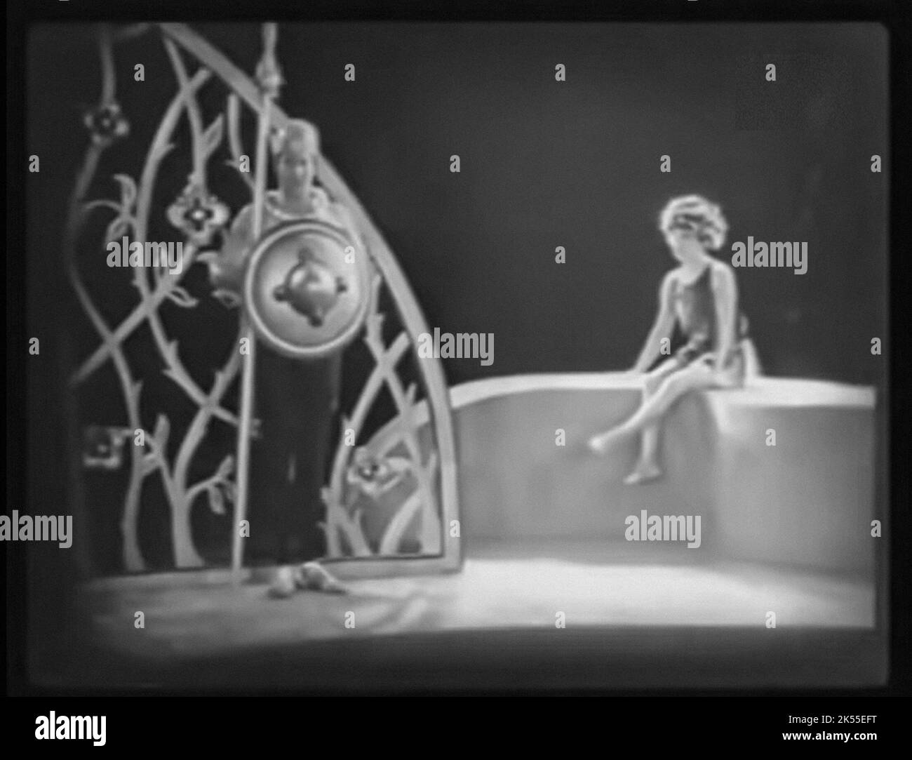Vintage scrren from the movie Salome from 1923 Stock Photo Alamy