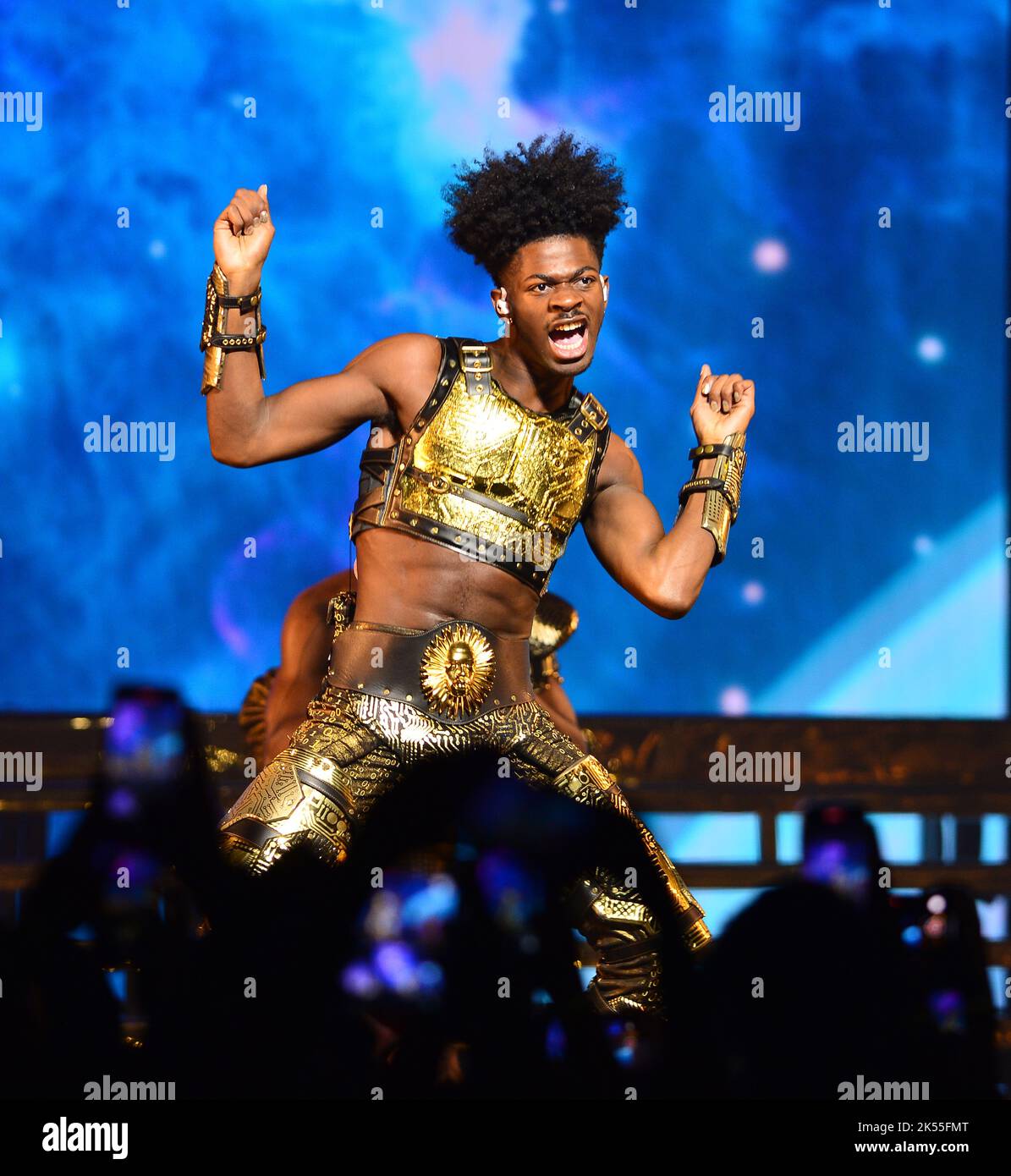 MIAMI, FL OCTORBER 04 Lil Nas X, performs live on stage during the