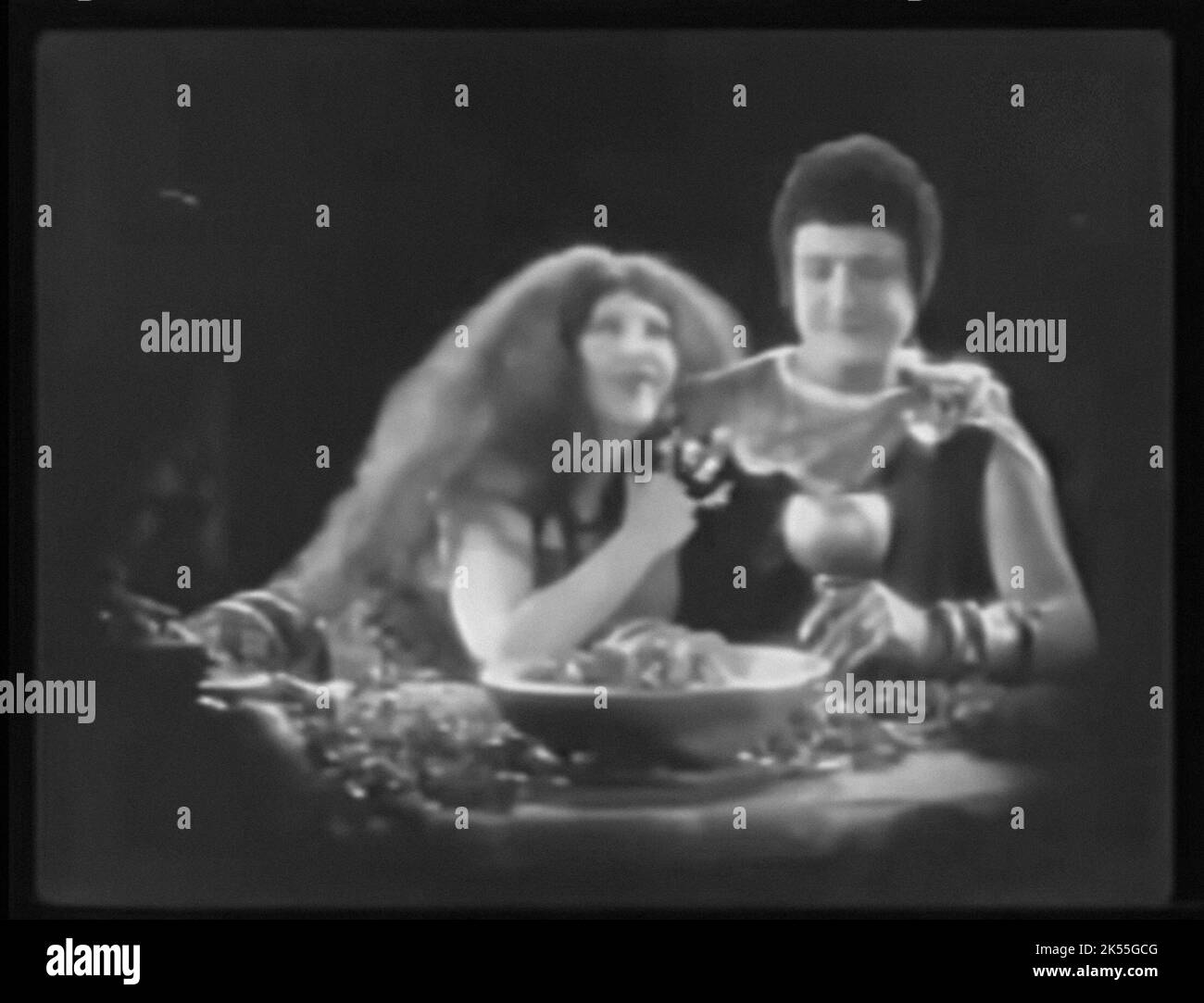 Vintage scrren from the movie Salome from 1923 Stock Photo Alamy