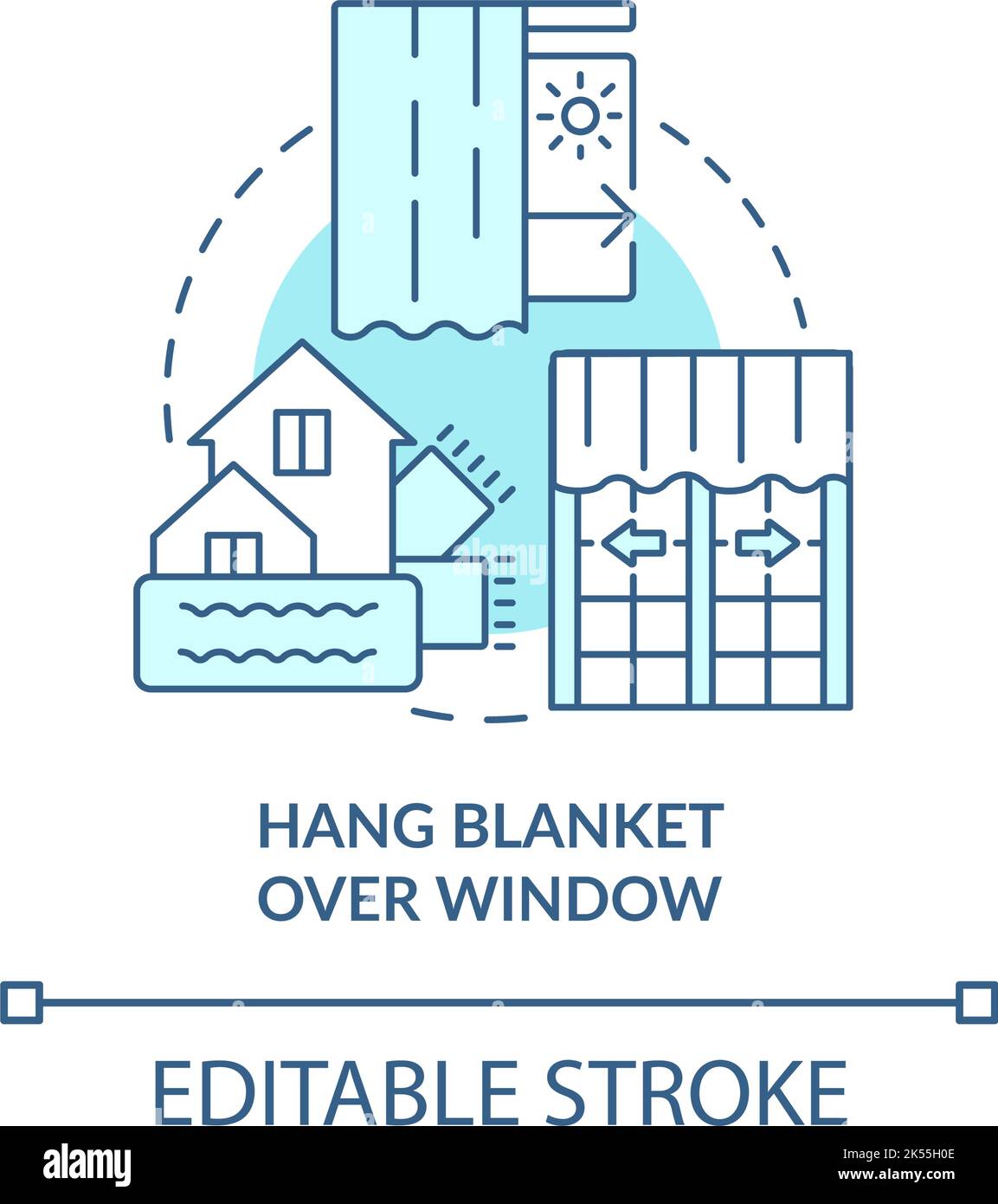 Heat loss house Stock Vector Images Alamy