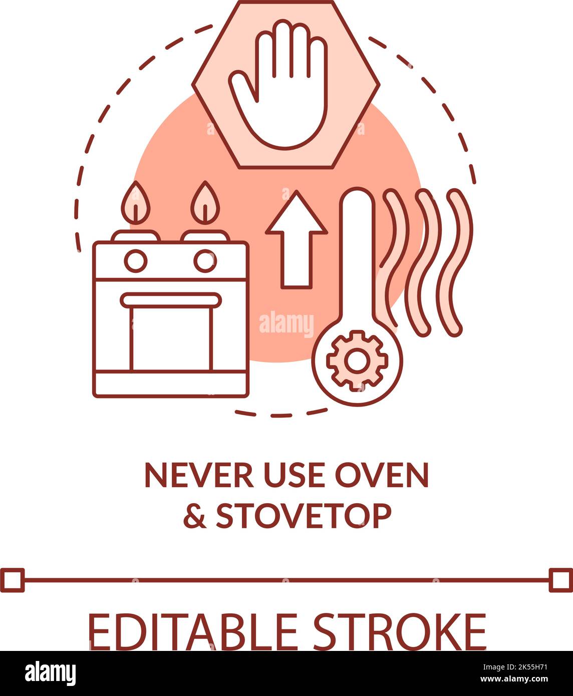 Terracotta stove Stock Vector Images - Alamy