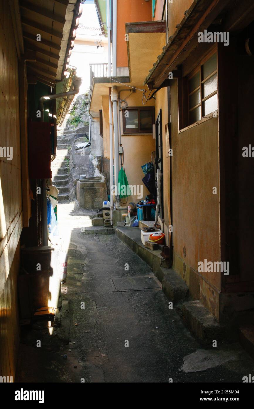 Irago, Aichi, Japan, 2022/24/09 - Streets of Kamishima. Kami-shima is ...
