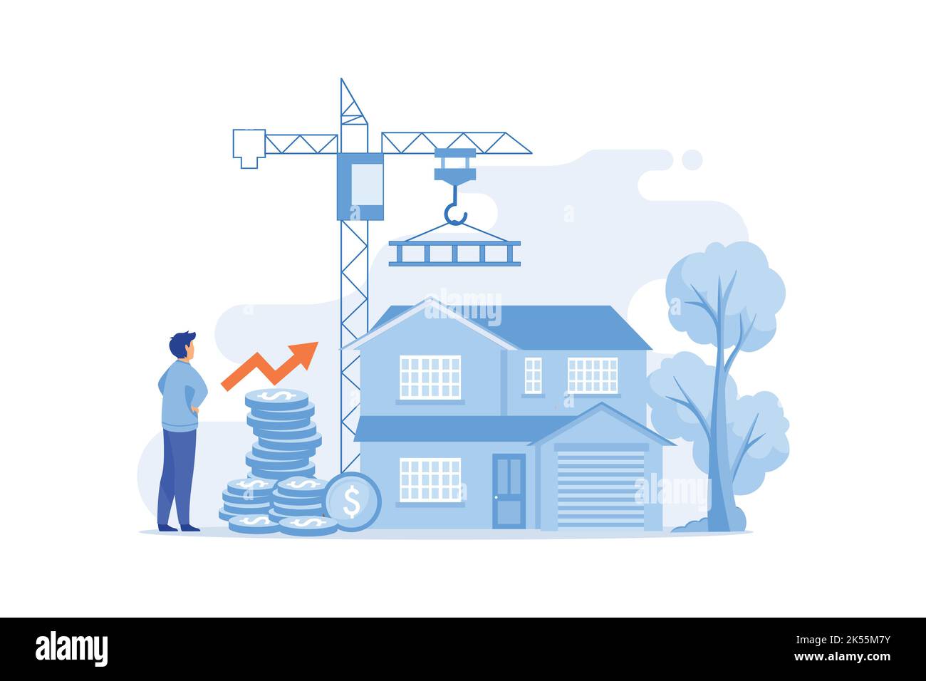 New building on site Stock Vector Images Alamy