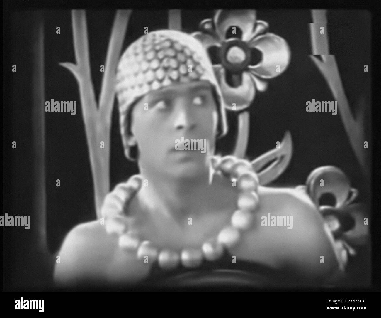 Vintage scrren from the movie Salome from 1923 Stock Photo