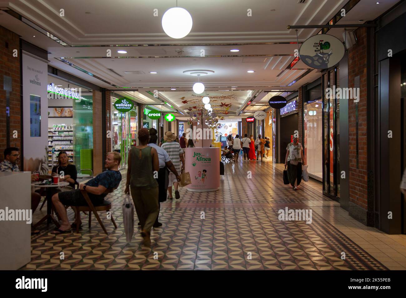 V&A Waterfont Shopping Mall in Cape Town - South Africa Stock Photo