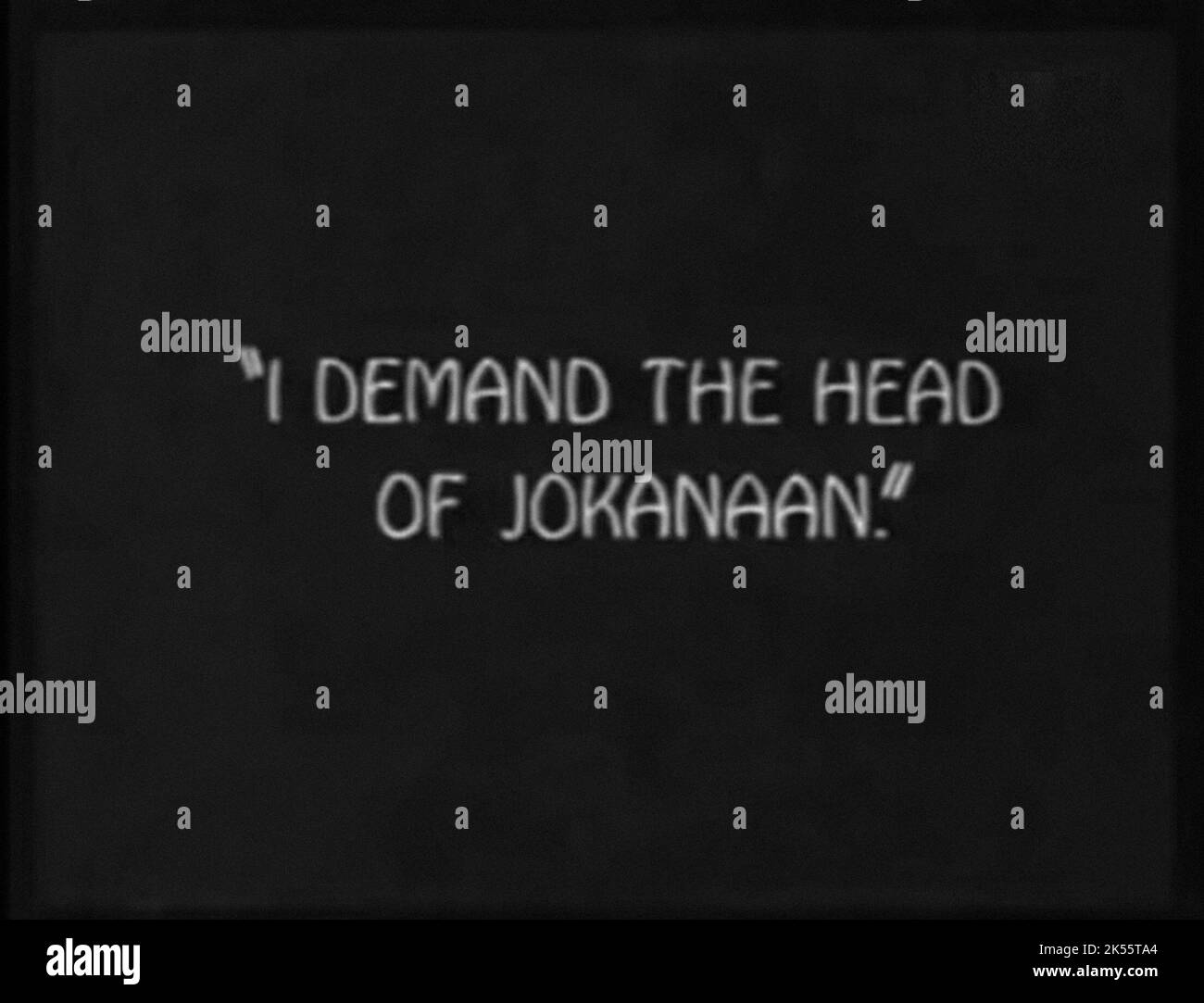 Vintage scrren from the movie Salome from 1923 Stock Photo Alamy