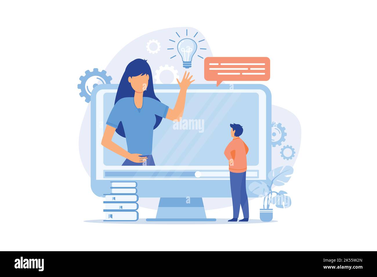 Tutorial watching Stock Vector Images - Alamy