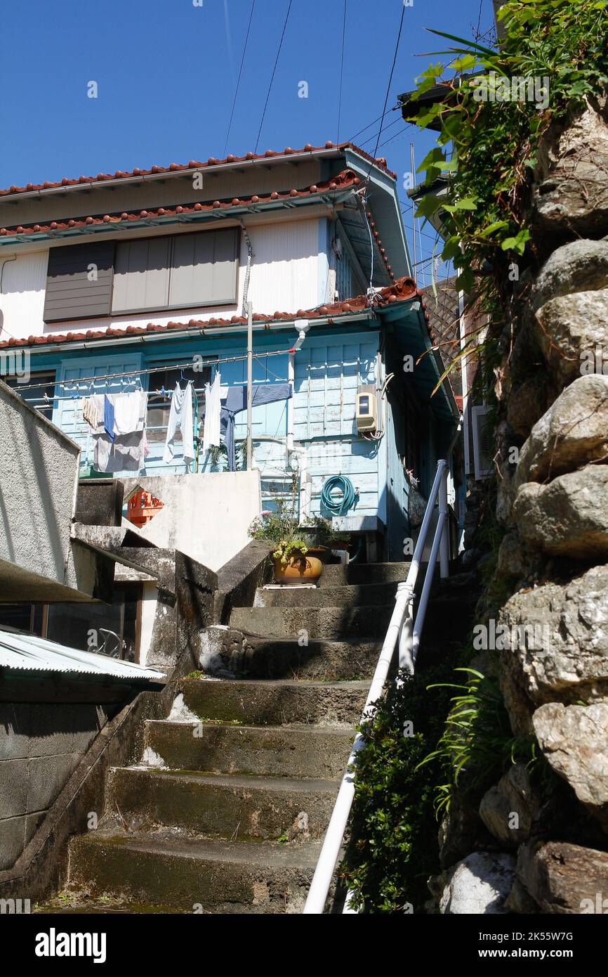 Irago, Aichi, Japan, 2022/24/09 - Streets of Kamishima. Kami-shima is ...