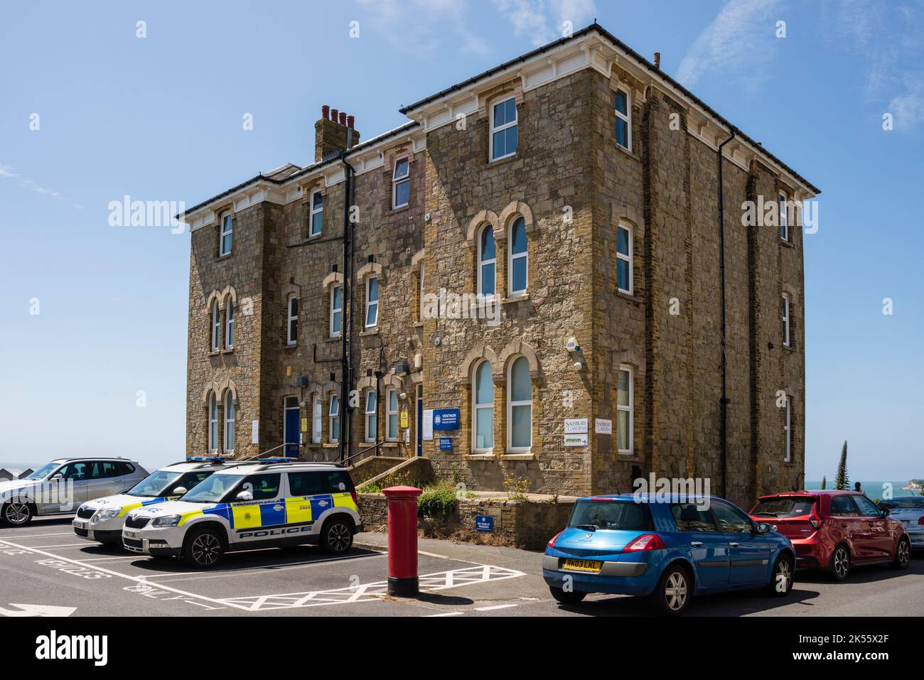 Ventnor Neighbourhood Police Office building at Salisbury Gardens, Isle of Wight, UK Stock Photo