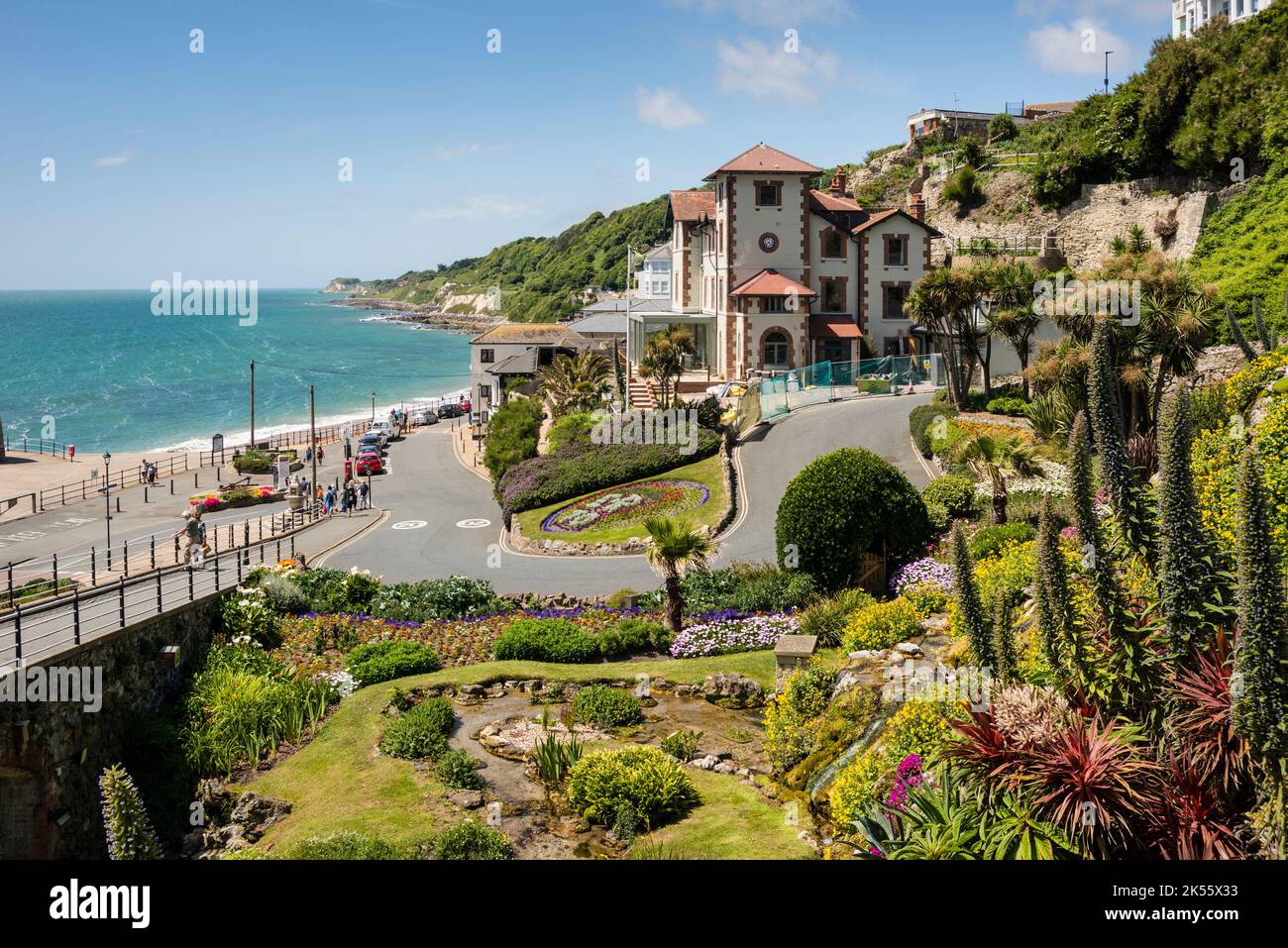 Cascade Gardens, Ventnor, Isle of Wight, UK Stock Photo