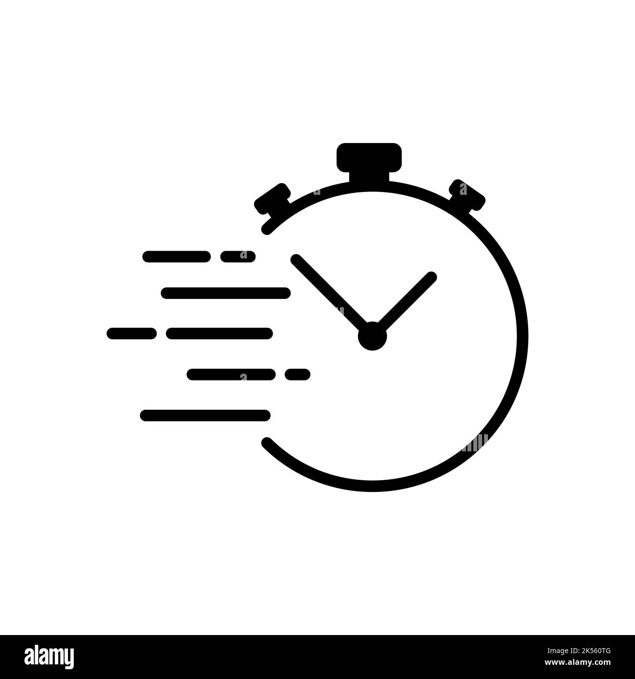 Fast time timer icon simple design Stock Vector