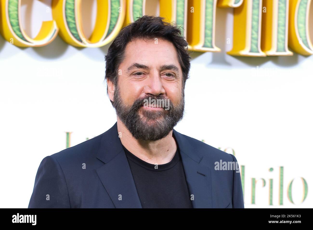 Madrid, Spain. 06th Oct, 2022. Javier Bardem attends the photocall for 'Lilo, Mi Amigo El Cocodrilo' at Hotel Mandarin Oriental Ritz in Madrid. Credit: SOPA Images Limited/Alamy Live News Stock Photo