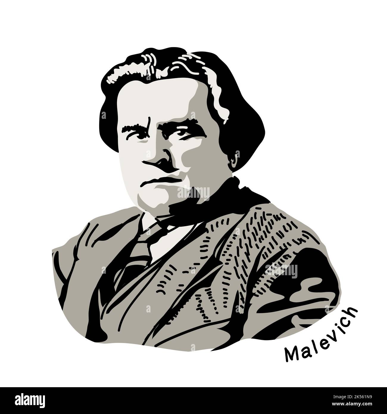 Kasimir malevich Stock Vector Images - Alamy