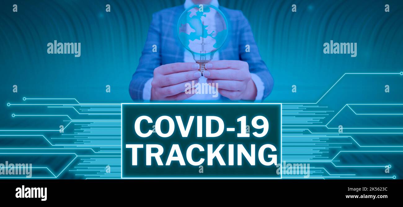 Inspiration showing sign Covid 19 Tracking, Business concept ...