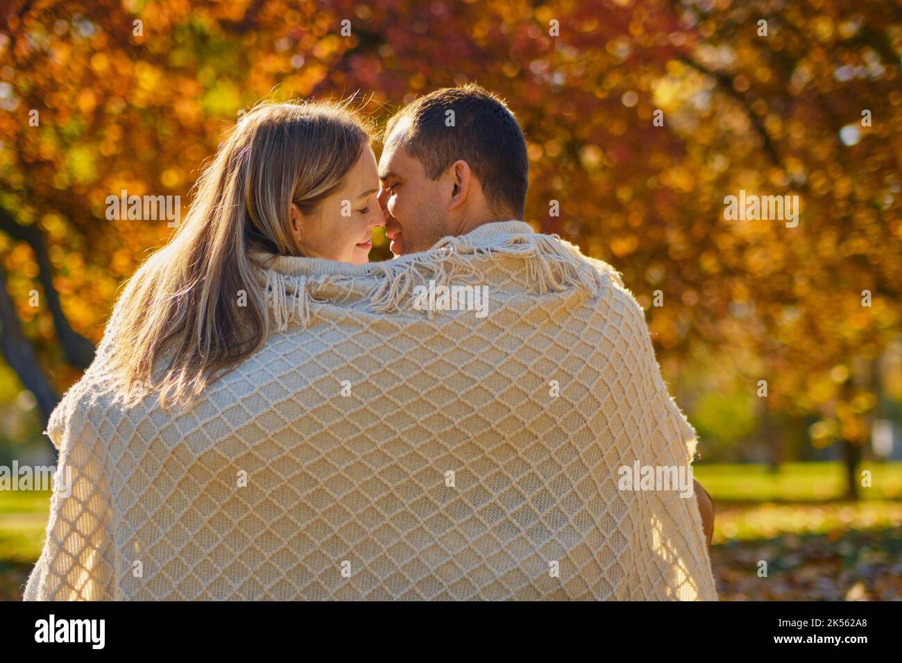 Beautiful couple man woman in love