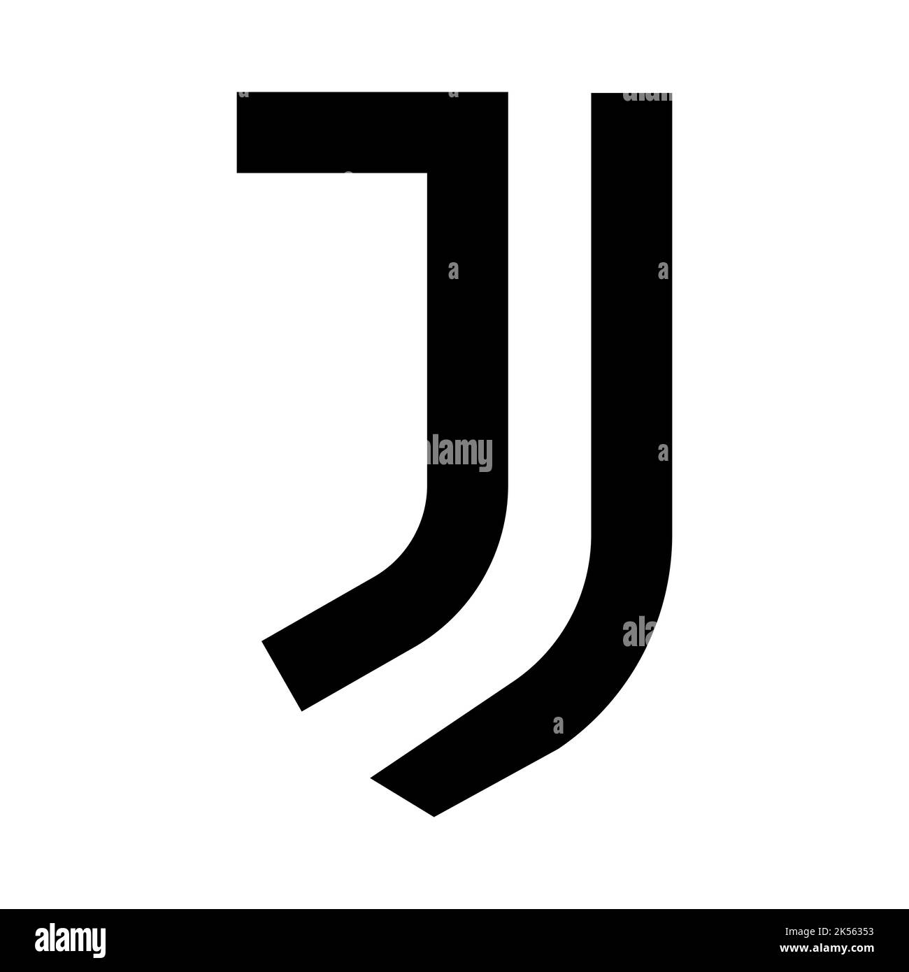 Vinnitsa, Ukraine - October 04, 2022: Juventus italy soccer club logo. Vector editorial illustration Stock Vector
