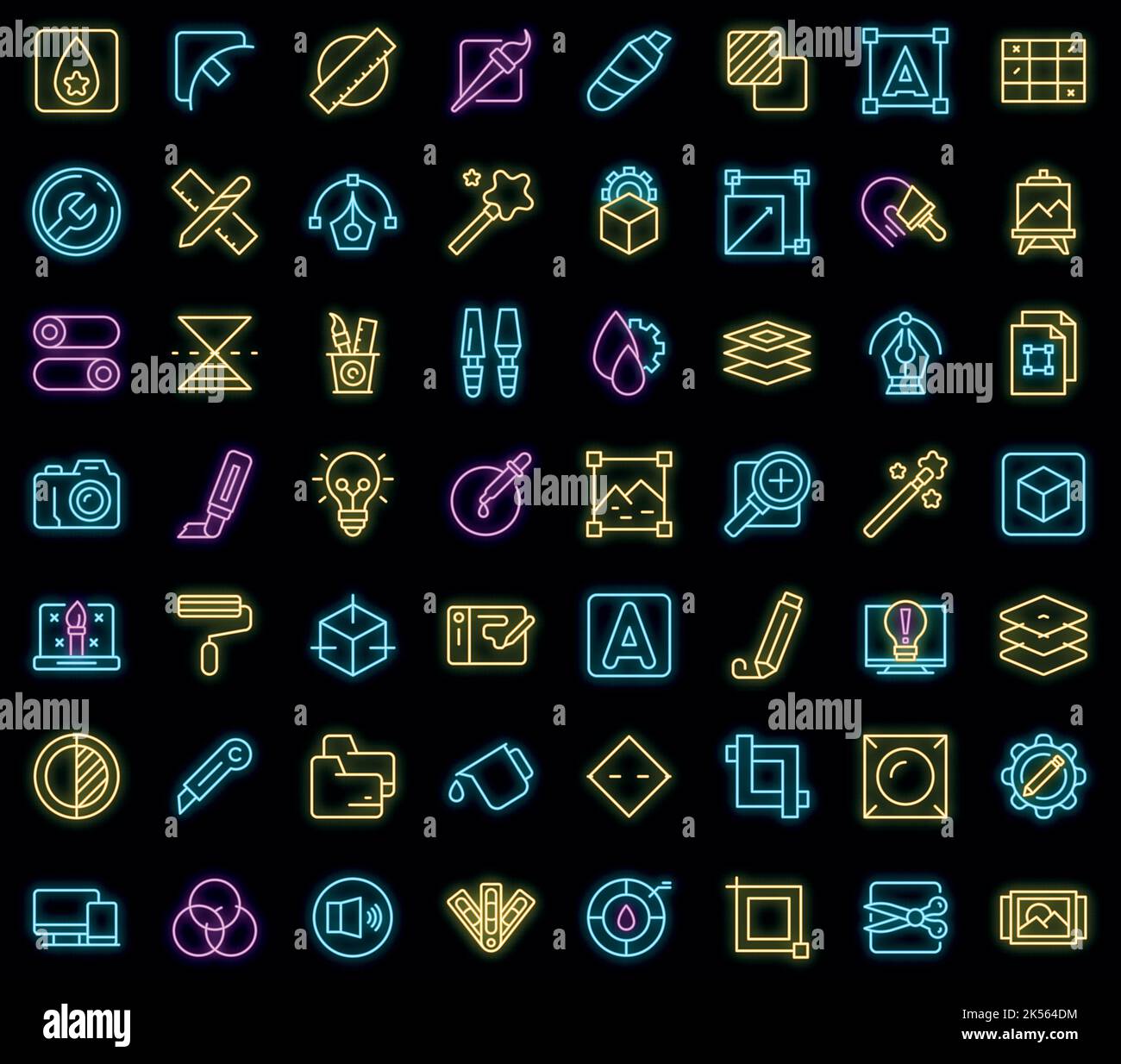 Editing tools icons set outline vector. Video create. Edit film vector ...