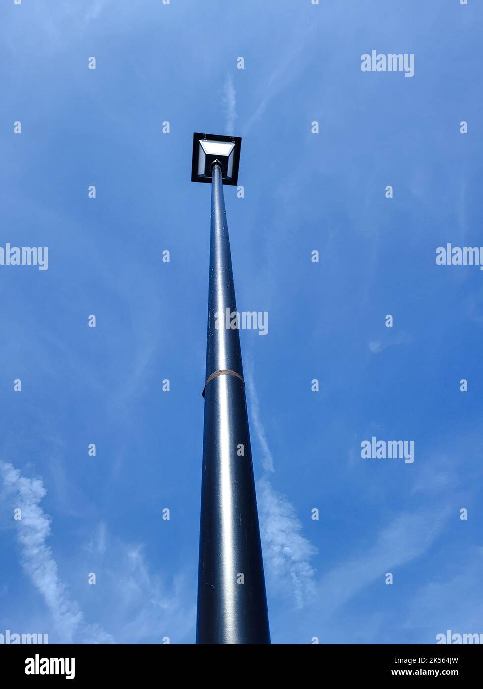 Mid Day Lamp Post Stock Photo