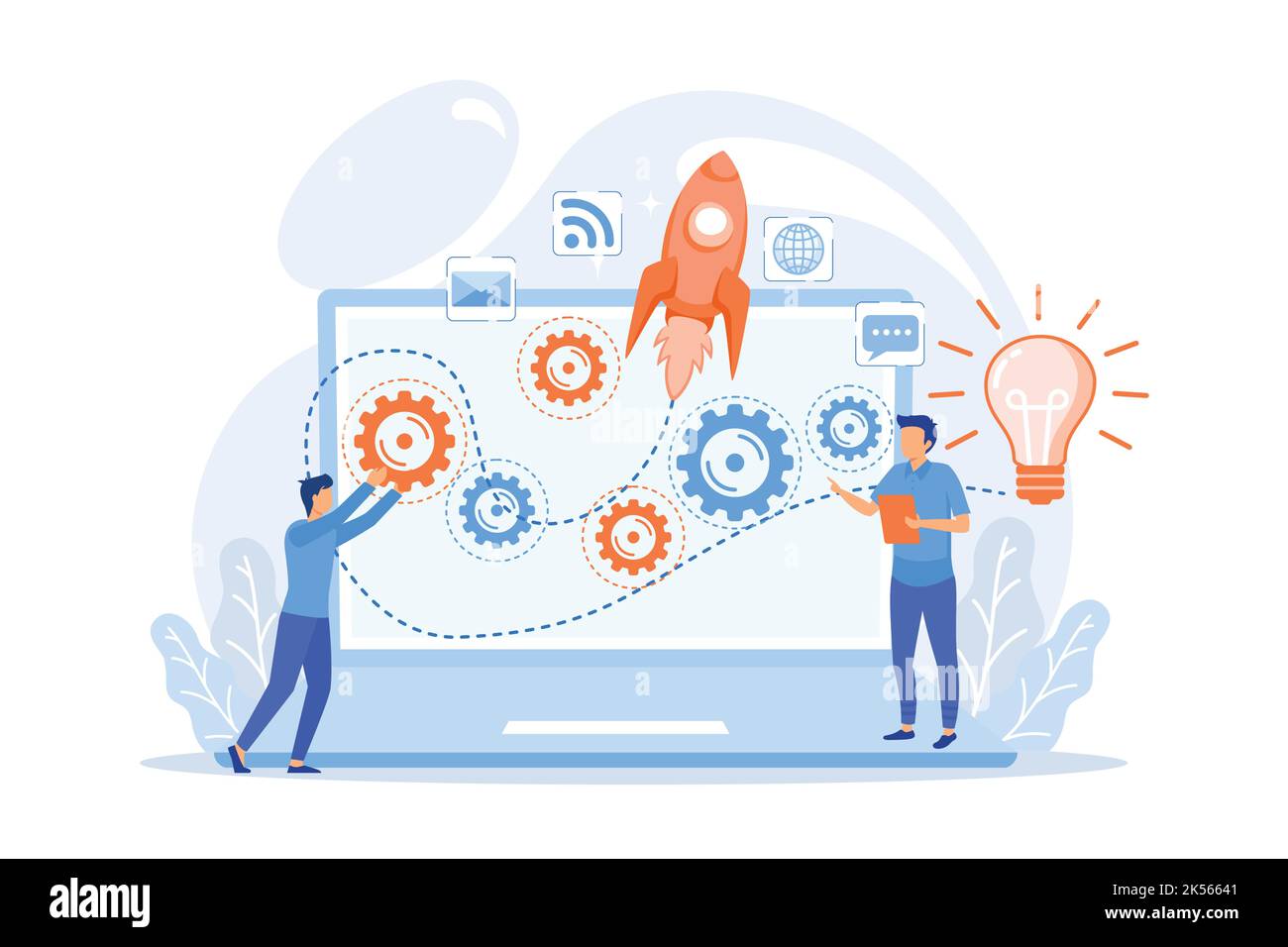 Receive entrepreneur Stock Vector Images Alamy