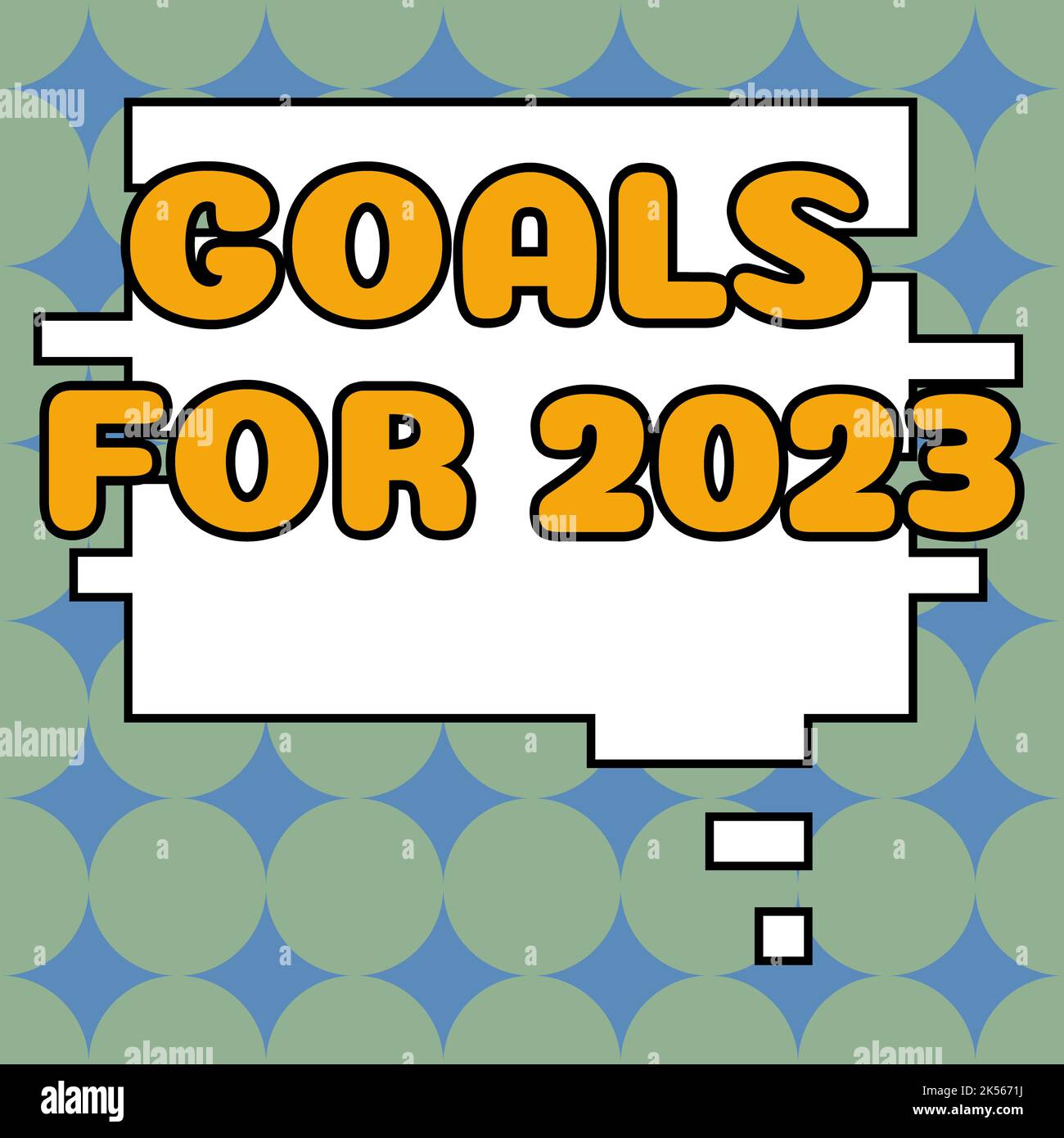 Text showing inspiration Goals For 2023, Business overview The