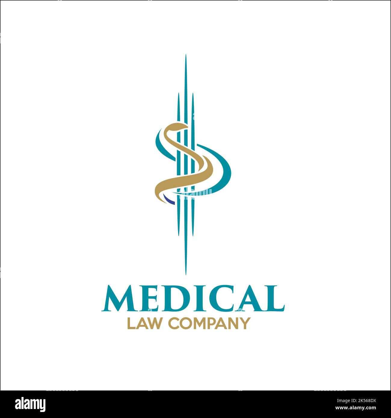 medical law / exclusive logo designs inspiration Stock Vector Image