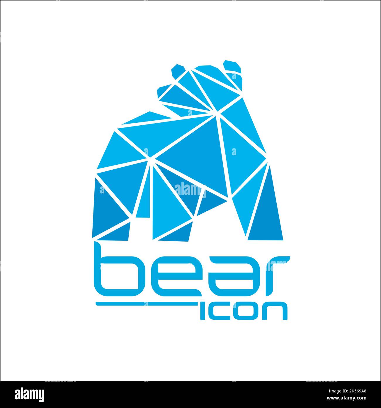 bear icon / exclusive logo design inspiration Stock Vector