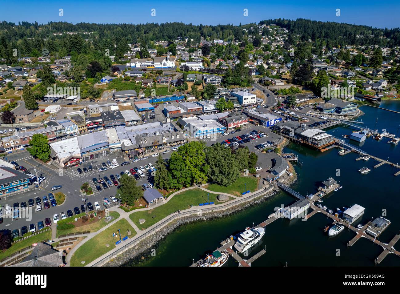 Aerial view of Poulsbo Kitsap County Washington USA Stock Photo Alamy Aerial view of Poulsbo Kitsap County Washington USA Stock Photo Alamy