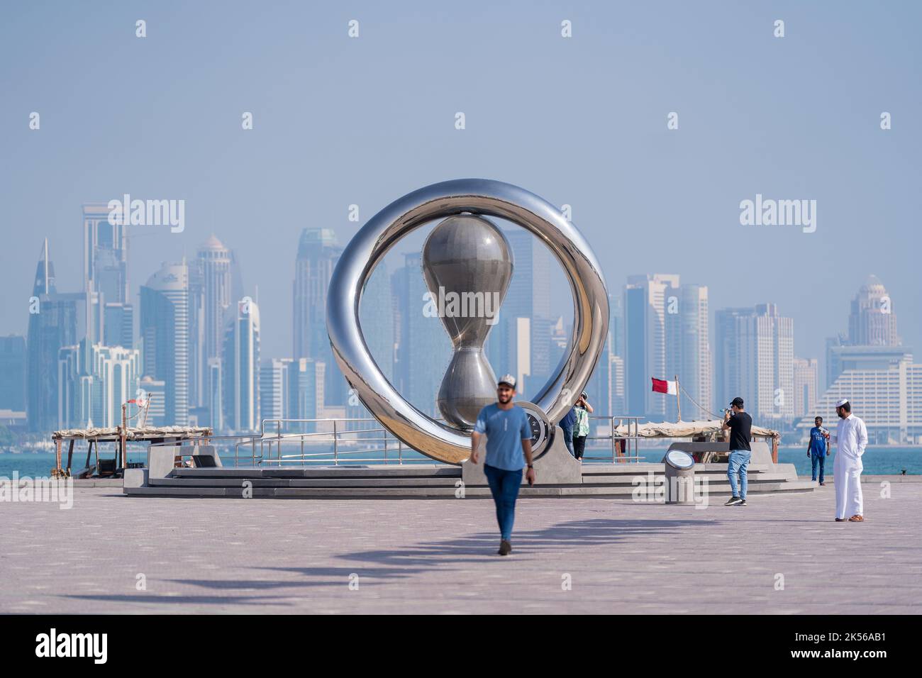Doha, Qatar October 4, 2022 FIFA World Cup 2022 Qatar countdown