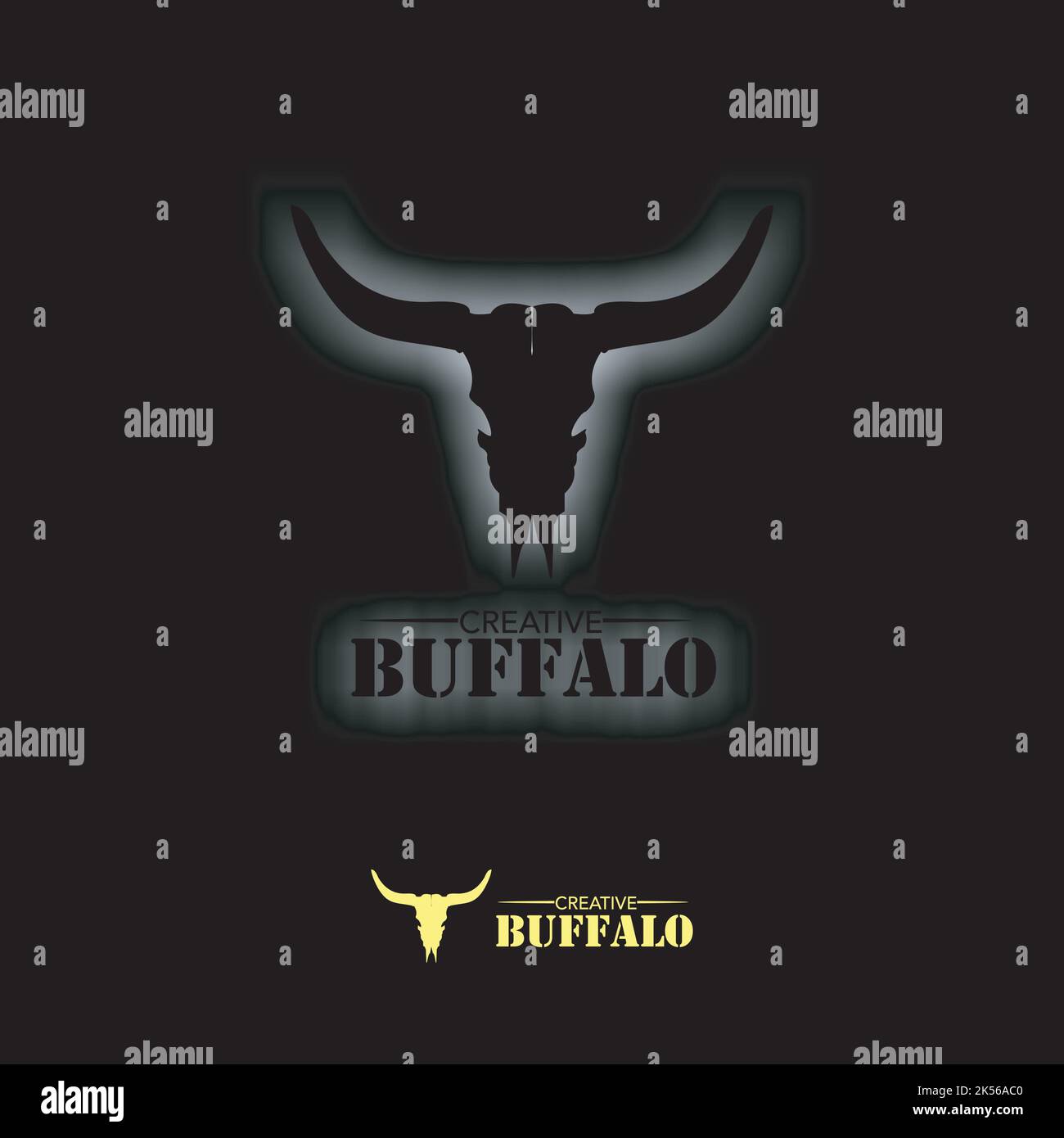 BUFFALO logo exclusive design inspiration Stock Vector Image & Art - Alamy