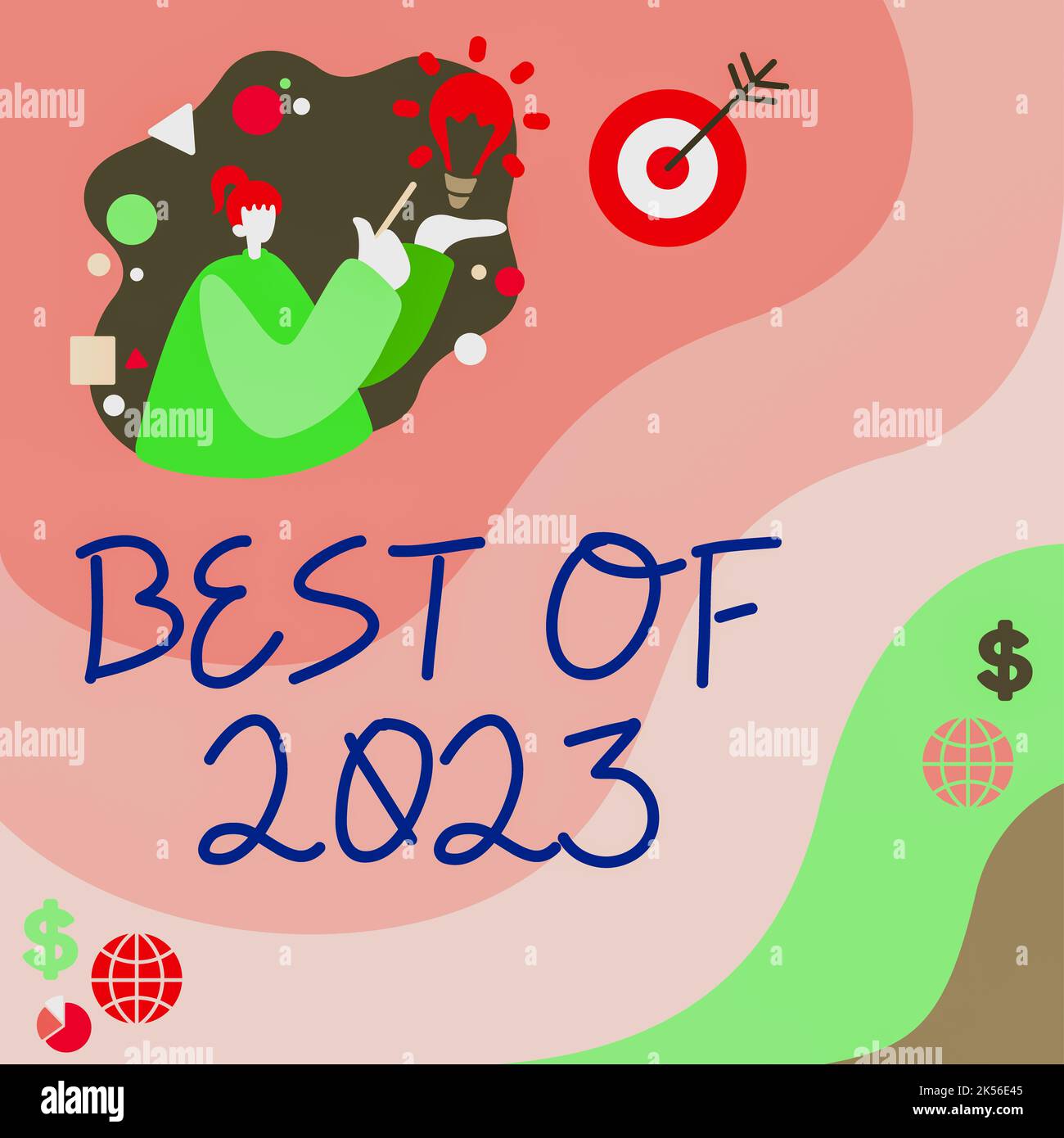Text showing inspiration Best Of 2023, Word for great and marvelous ...
