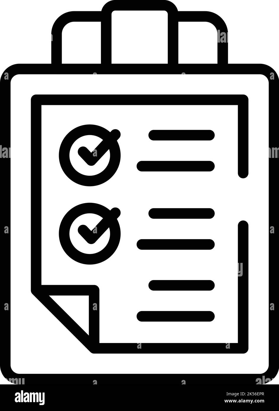 Car repair to do list icon outline vector. Auto motor. Oil engine Stock