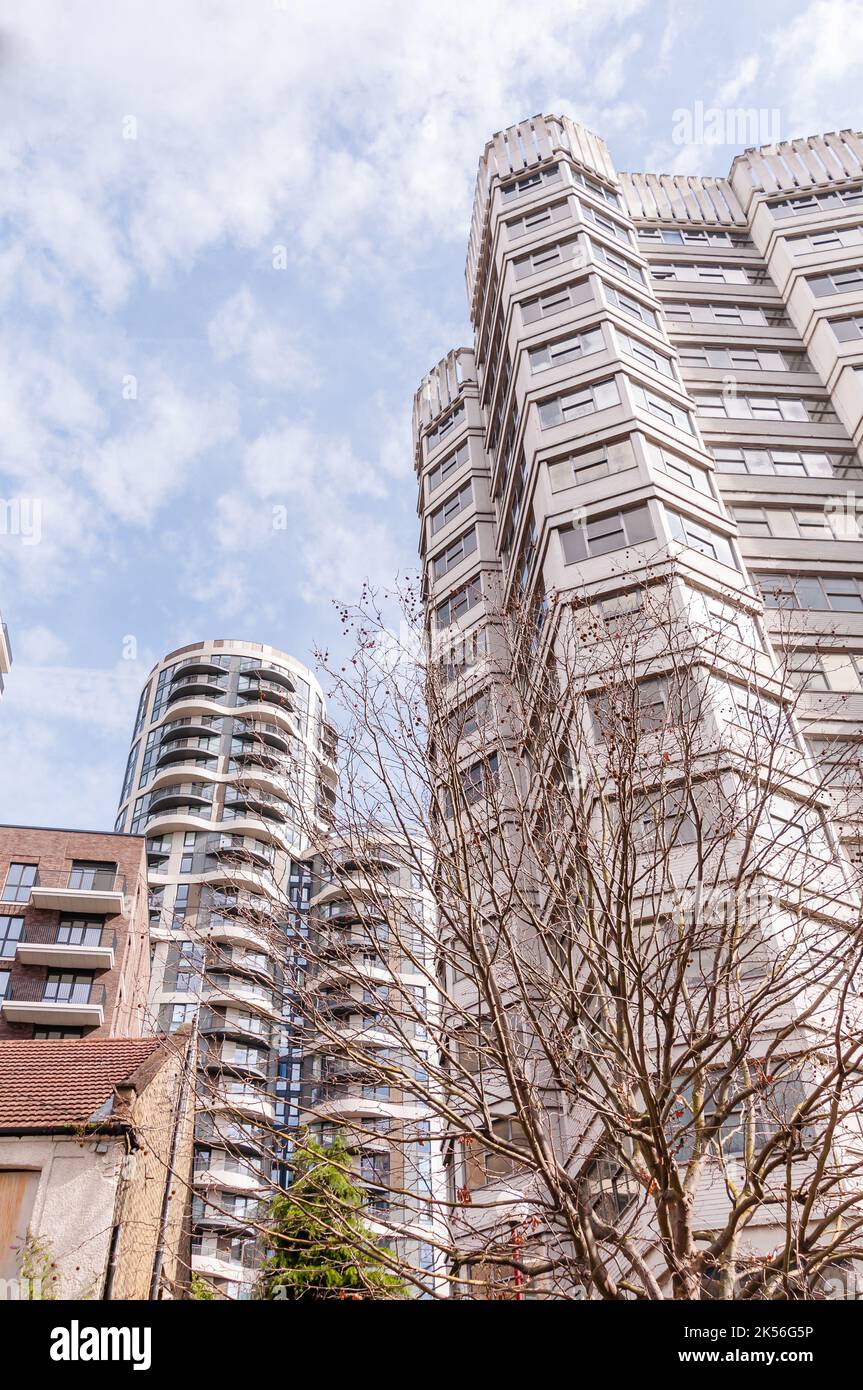 Barking town centre housing development, Barking Stock Photo