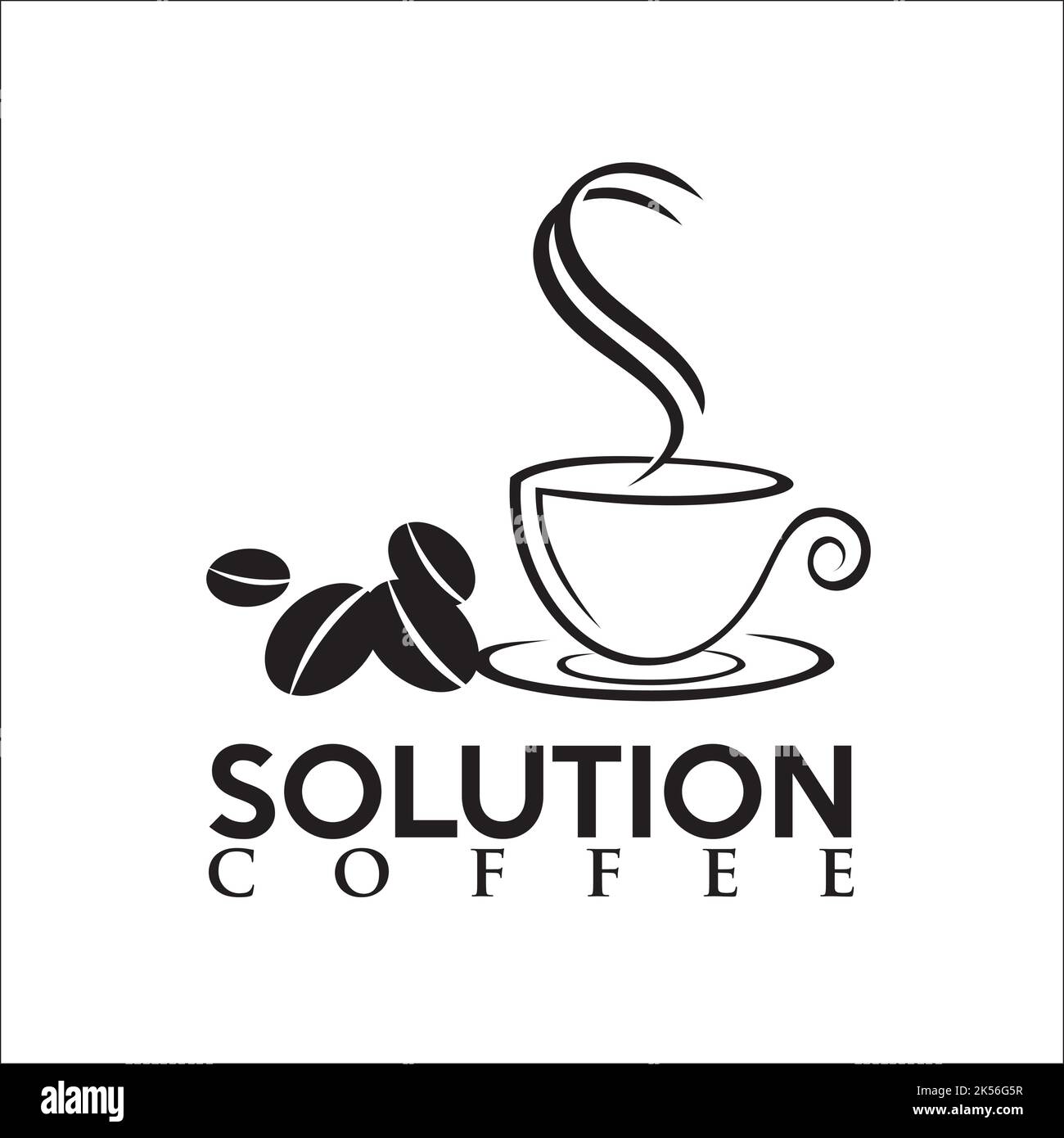 COFFEE SOLUTION LOGO EXCLUSIVE DESIGN INSPIRATION Stock Vector Image coffee-solution-logo-exclusive-design-inspiration-stock-vector-image
