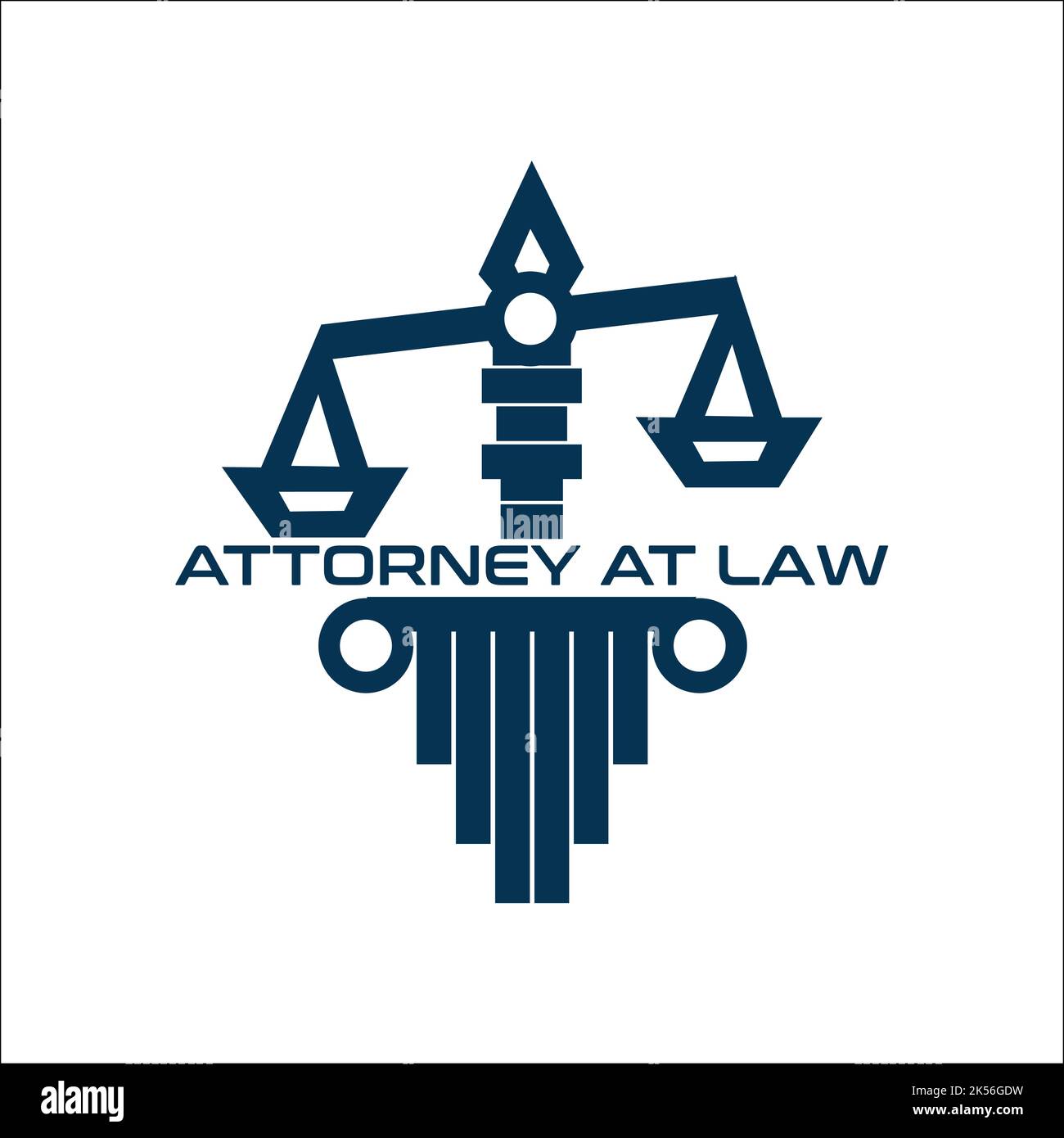 attorney at law logo exclusive design inspiration Stock Vector Image