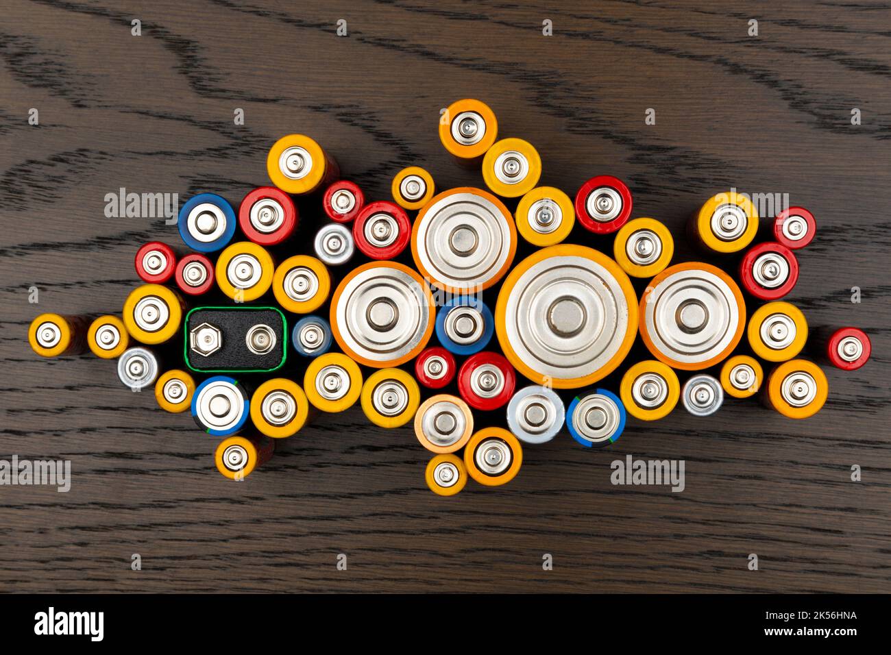 Discarded dead use once batteries called a primary battery or cell it