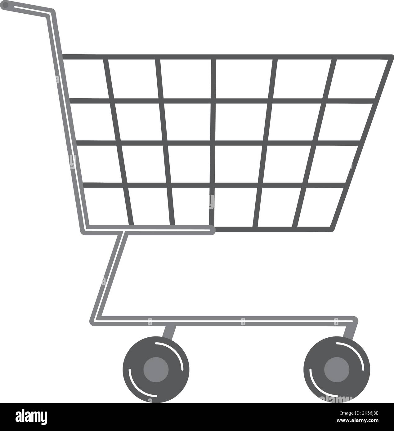 shopping cart market isolated icon Stock Vector Image & Art - Alamy
