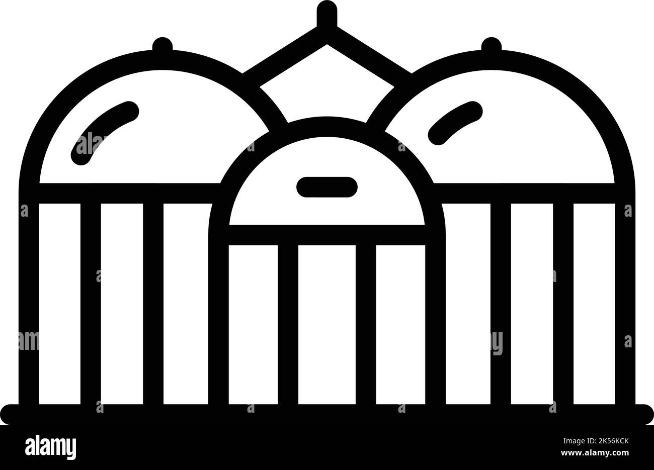 Asia opera house icon outline vector. City skyline. World monument ...