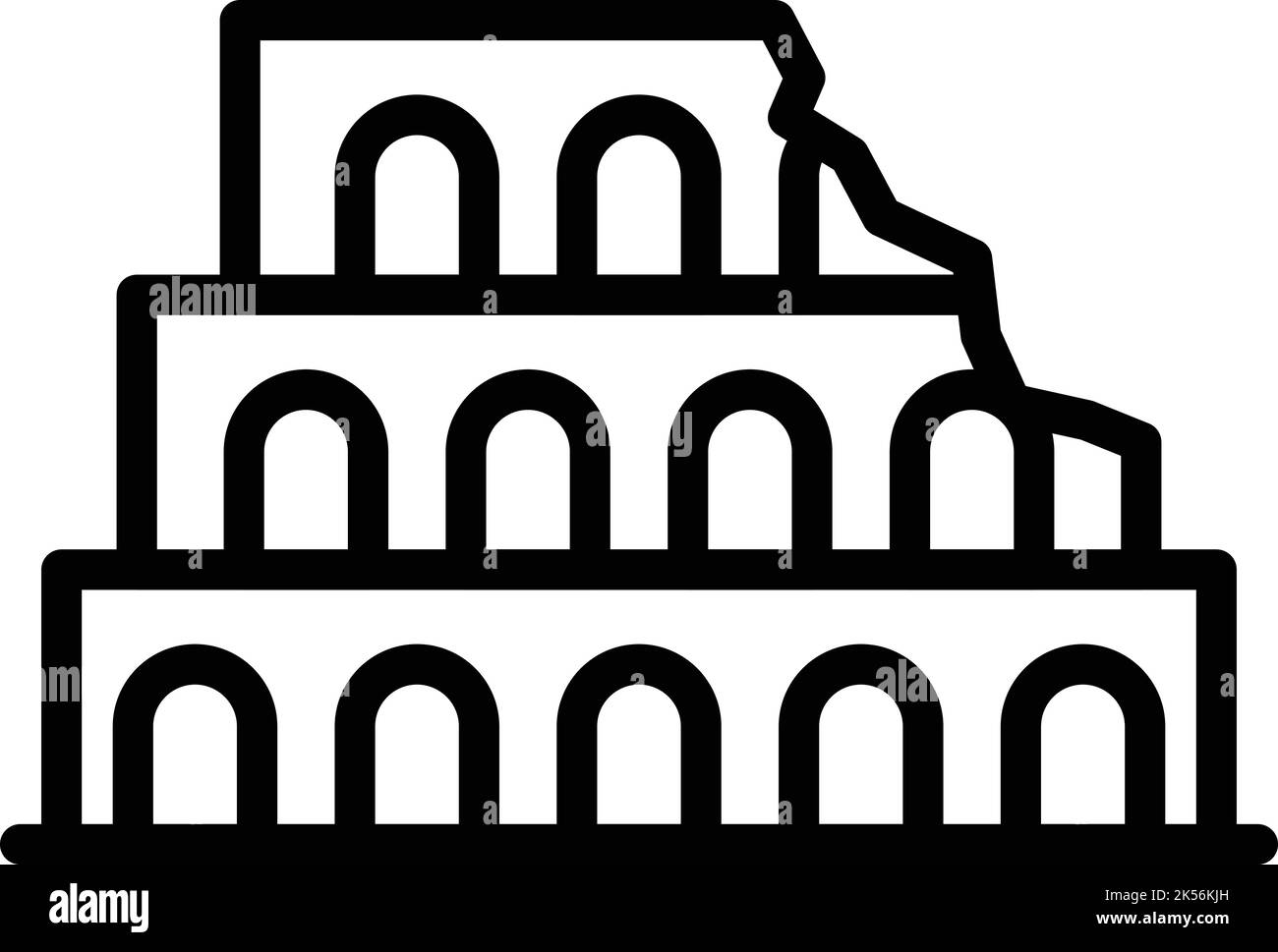 Capitol icon outline vector. Architecture travel. Tower culture Stock Vector